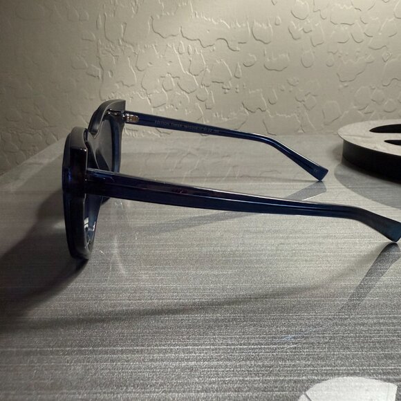 NWOT Self Portrait x Le Specs Luxe | Cat Eye Sunglasses | Navy | 51mm main image 10